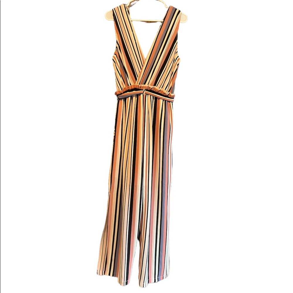 Striped jumpsuit